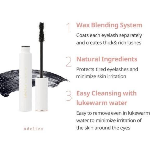 Atomy Adelica Korean Volume Mascara in Black - Picture 6 of 8